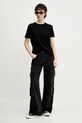 Superdry tricou din bumbac W1011644A.02A negru SS25