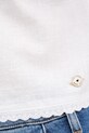 Superdry top din bumbac W6012019A.04C alb