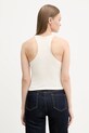 Одежда Хлопковый топ Superdry W6012145A.8ML бежевый