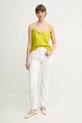 Calvin Klein bluză LV044B108G galben SS25