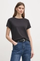 Calvin Klein t-shirt bawełniany bawełna czarny K20K208399