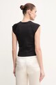 Odzież Calvin Klein top bawełniany K20K208422 czarny