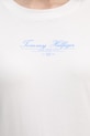Bavlnené tričko Tommy Hilfiger WW0WW45428 biela