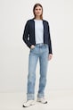Tommy Hilfiger tricou din bumbac WW0WW45428 albastru SS25