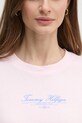 Бавовняна футболка Tommy Hilfiger рожевий WW0WW45428