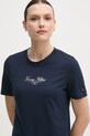Tommy Hilfiger t-shirt bawełniany granatowy WW0WW45428
