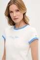 Îmbrăcăminte Tommy Hilfiger tricou din bumbac WW0WW44581 alb