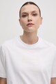 Îmbrăcăminte Tommy Hilfiger tricou din bumbac WW0WW45525 alb