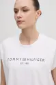 Odzież Tommy Hilfiger t-shirt bawełniany WW0WW46113 biały