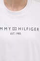 Bavlnené tričko Tommy Hilfiger biela WW0WW46113