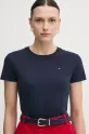 Tommy Hilfiger tricou din bumbac bleumarin WW0WW44433