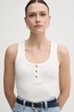 Топ Tommy Hilfiger белый WW0WW43920