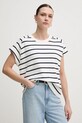 Бавовняна футболка Tommy Hilfiger білий WW0WW44544