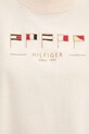 Бавовняна футболка Tommy Hilfiger WW0WW44574 бежевий