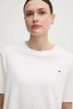 Бавовняна футболка Tommy Hilfiger білий WW0WW46158