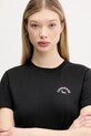 Converse t-shirt bawełniany czarny 10027379.A02