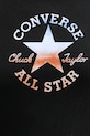 Bavlněné tričko Converse 10027385.A02 černá