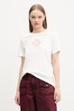 Converse tricou din bumbac print bej 10027386.A03