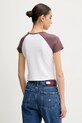 Îmbrăcăminte Converse tricou 10027396.A03 alb