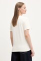 Памучна тениска Converse 10027753.A01 бежов SS25