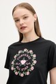 Îmbrăcăminte Converse tricou din bumbac 10028307.A02 negru