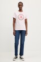 Converse t-shirt bawełniany 10028307.A03 różowy SS25