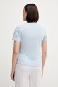 Памучна тениска Tommy Hilfiger WW0WW44559 син SS25