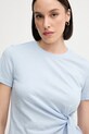 Дрехи Памучна тениска Tommy Hilfiger WW0WW44559 син