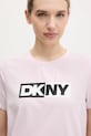 Dkny t-shirt różowy DP5T5894