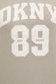 Βαμβακερό μπλουζάκι Dkny DP5T1228 γκρί