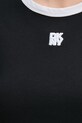 Dkny t-shirt bawełniany DJ5T1340 czarny