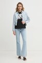 Dkny t-shirt P5AHSWNA nero SS25