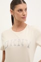 Бавовняна футболка Dkny бежевий DP5T1250