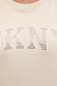 Бавовняна футболка Dkny DP5T1250 бежевий