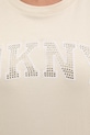 Бавовняна футболка Dkny DP5T1250 бежевий