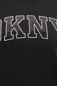 Бавовняна футболка Dkny DP5T1250 чорний