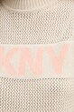 Βαμβακερό γιλέκο Dkny DJ5R0650 μπεζ