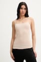 Топ Tommy Hilfiger (2 броя) вталена бежов UW0UW05957