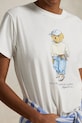 Bavlnené tričko Polo Ralph Lauren biela 211965107