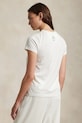 Polo Ralph Lauren t-shirt in cotone Wimbledon Collection 211970503 bianco SS25