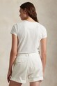 Хлопковая футболка Polo Ralph Lauren Wimbledon Collection 211970505 белый SS25
