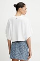 Odzież MICHAEL Michael Kors t-shirt bawełniany MS56160FE5 biały