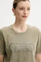 MICHAEL Michael Kors t-shirt bawełniany zielony MS551SC491
