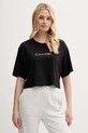 Calvin Klein Underwear t-shirt bawełniany lounge nadruk czarny LV00QS7470