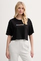 Хлопковая футболка lounge Calvin Klein Underwear хлопок чёрный LV00QS7470