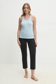 Calvin Klein Underwear top bawełniany 3-pack LV00QS7493 szary SS25