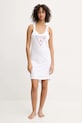 Βαμβακερό φόρεμα παραλίας Guess E5GP01.I3Z14 λευκό SS25