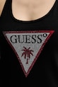 Guess rochie de plajă din bumbac E5GP01.I3Z14 negru