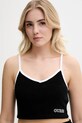 Guess top de plaja negru E5GP00.KCQV1
