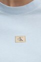 Хлопковая футболка Calvin Klein Jeans J20J225243 голубой